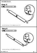 Preview for 9 page of Hodedah HI1116-F Assembly Instructions Manual