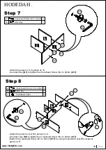 Preview for 10 page of Hodedah HI1116-F Assembly Instructions Manual