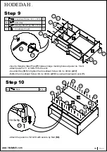 Preview for 11 page of Hodedah HI1116-F Assembly Instructions Manual