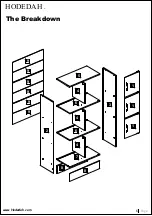 Предварительный просмотр 6 страницы Hodedah HI1628-F Assembly Instructions Manual