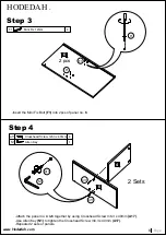 Предварительный просмотр 8 страницы Hodedah HI1628-F Assembly Instructions Manual