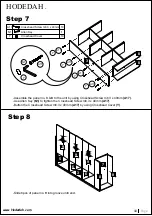 Предварительный просмотр 10 страницы Hodedah HI1628-F Assembly Instructions Manual