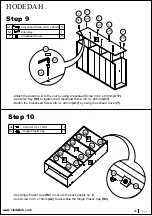 Предварительный просмотр 11 страницы Hodedah HI1628-F Assembly Instructions Manual