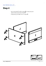 Preview for 13 page of Hodedah HI224-G Assembly Instructions Manual