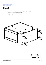 Preview for 14 page of Hodedah HI224-G Assembly Instructions Manual