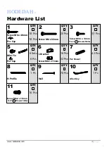 Preview for 4 page of Hodedah HI413DRBEECH Assembly Instructions Manual