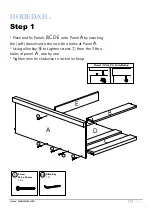 Preview for 13 page of Hodedah HI413DRBEECH Assembly Instructions Manual