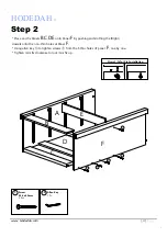 Preview for 14 page of Hodedah HI413DRBEECH Assembly Instructions Manual