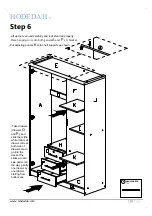 Preview for 19 page of Hodedah HI45A-G Assembly Instructions Manual