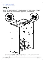 Preview for 20 page of Hodedah HI45A-G Assembly Instructions Manual