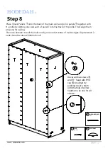 Preview for 21 page of Hodedah HI45A-G Assembly Instructions Manual