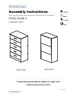 Preview for 1 page of Hodedah HI5DR-A Assembly Instructions Manual