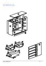 Предварительный просмотр 8 страницы Hodedah HI71DR-G Assembly Instructions Manual