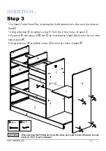 Предварительный просмотр 15 страницы Hodedah HI71DR-G Assembly Instructions Manual