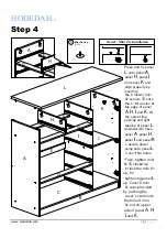 Предварительный просмотр 16 страницы Hodedah HI71DR-G Assembly Instructions Manual