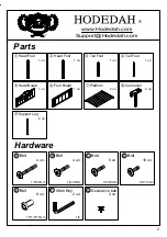 Предварительный просмотр 5 страницы Hodedah HI803 Assembly Instructions Manual