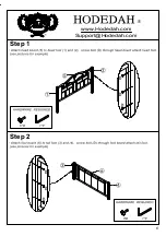 Предварительный просмотр 6 страницы Hodedah HI803 Assembly Instructions Manual