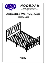 Hodedah HI822 Assembly Instructions Manual preview