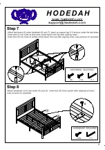 Предварительный просмотр 9 страницы Hodedah HI822 Assembly Instructions Manual