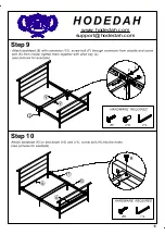 Предварительный просмотр 10 страницы Hodedah HI829 Assembly Instructions Manual