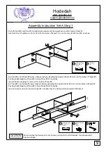 Preview for 9 page of Hodedah HIBT 60-MOPV Assembly Instruction Manual