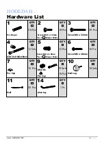 Предварительный просмотр 4 страницы Hodedah HIBT70-G Assembly Instructions Manual