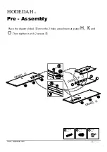 Предварительный просмотр 11 страницы Hodedah HIBT70-G Assembly Instructions Manual