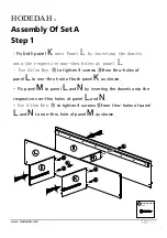 Предварительный просмотр 13 страницы Hodedah HIBT70-G Assembly Instructions Manual