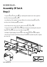 Предварительный просмотр 14 страницы Hodedah HIBT70-G Assembly Instructions Manual