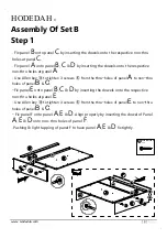 Предварительный просмотр 18 страницы Hodedah HIBT70-G Assembly Instructions Manual