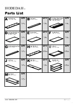 Preview for 5 page of Hodedah HID8600-G Assembly Instructions Manual