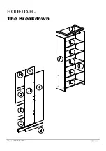 Preview for 6 page of Hodedah HID8600-G Assembly Instructions Manual