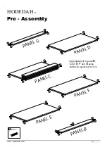 Preview for 8 page of Hodedah HID8600-G Assembly Instructions Manual