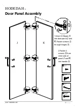 Preview for 9 page of Hodedah HID8600-G Assembly Instructions Manual