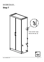 Preview for 16 page of Hodedah HID8600-G Assembly Instructions Manual