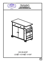 Hodedah HIK 65-MOP Instruction Booklet preview