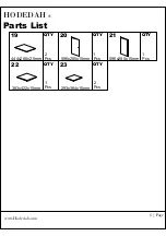 Preview for 6 page of Hodedah HIK 69-T Assembly Instructions Manual