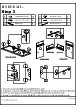 Preview for 10 page of Hodedah HIK 69-T Assembly Instructions Manual