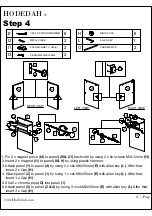 Preview for 11 page of Hodedah HIK 69-T Assembly Instructions Manual