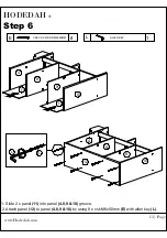 Preview for 13 page of Hodedah HIK 69-T Assembly Instructions Manual