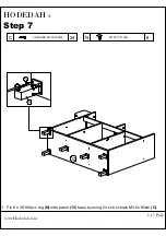 Preview for 14 page of Hodedah HIK 69-T Assembly Instructions Manual