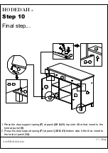 Preview for 17 page of Hodedah HIK 69-T Assembly Instructions Manual