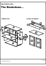 Предварительный просмотр 6 страницы Hodedah HIK 78-T Assembly Instructions Manual