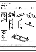 Предварительный просмотр 7 страницы Hodedah HIK 78-T Assembly Instructions Manual