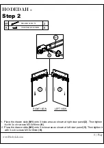 Предварительный просмотр 8 страницы Hodedah HIK 78-T Assembly Instructions Manual