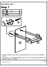 Предварительный просмотр 13 страницы Hodedah HIK 78-T Assembly Instructions Manual