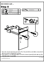 Предварительный просмотр 14 страницы Hodedah HIK 78-T Assembly Instructions Manual