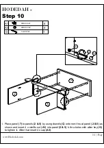 Предварительный просмотр 16 страницы Hodedah HIK 78-T Assembly Instructions Manual