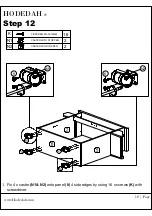 Предварительный просмотр 18 страницы Hodedah HIK 78-T Assembly Instructions Manual