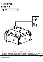 Предварительный просмотр 19 страницы Hodedah HIK 78-T Assembly Instructions Manual